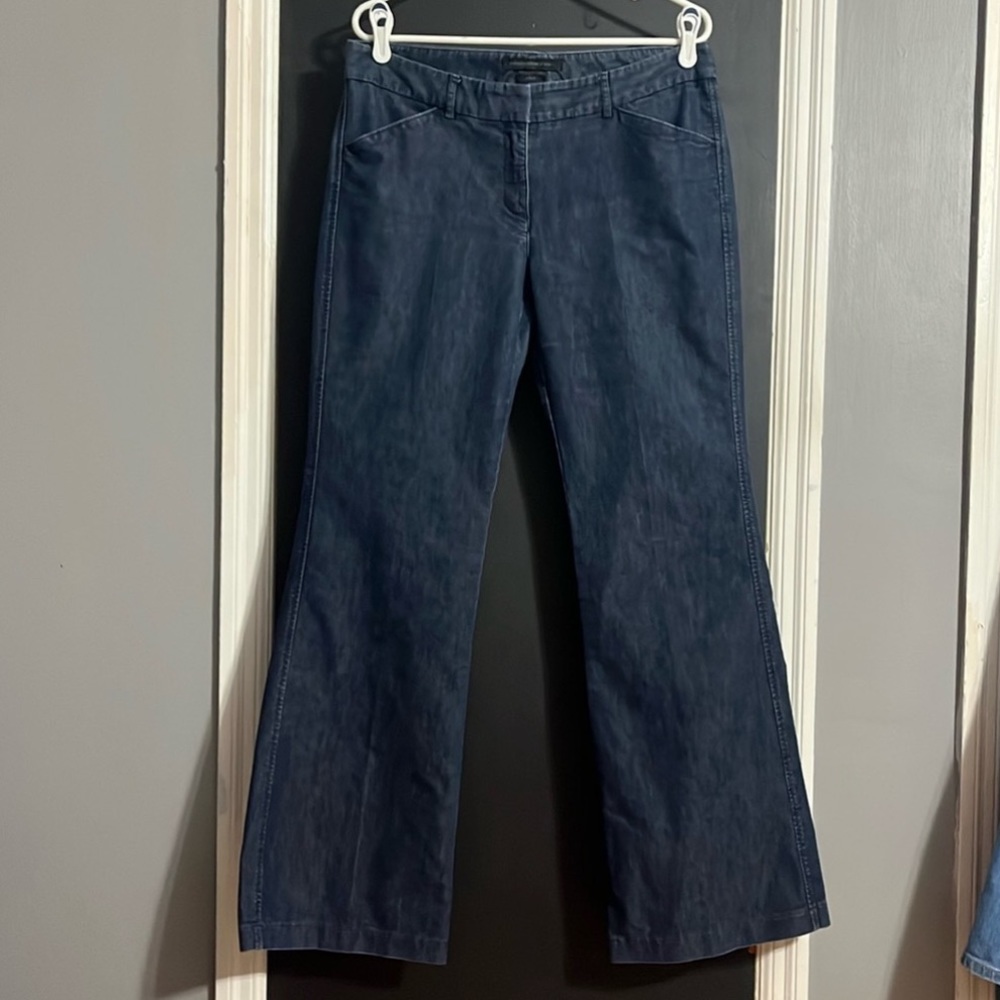 Express Editor Stretch Denim Trousers Size: 10L